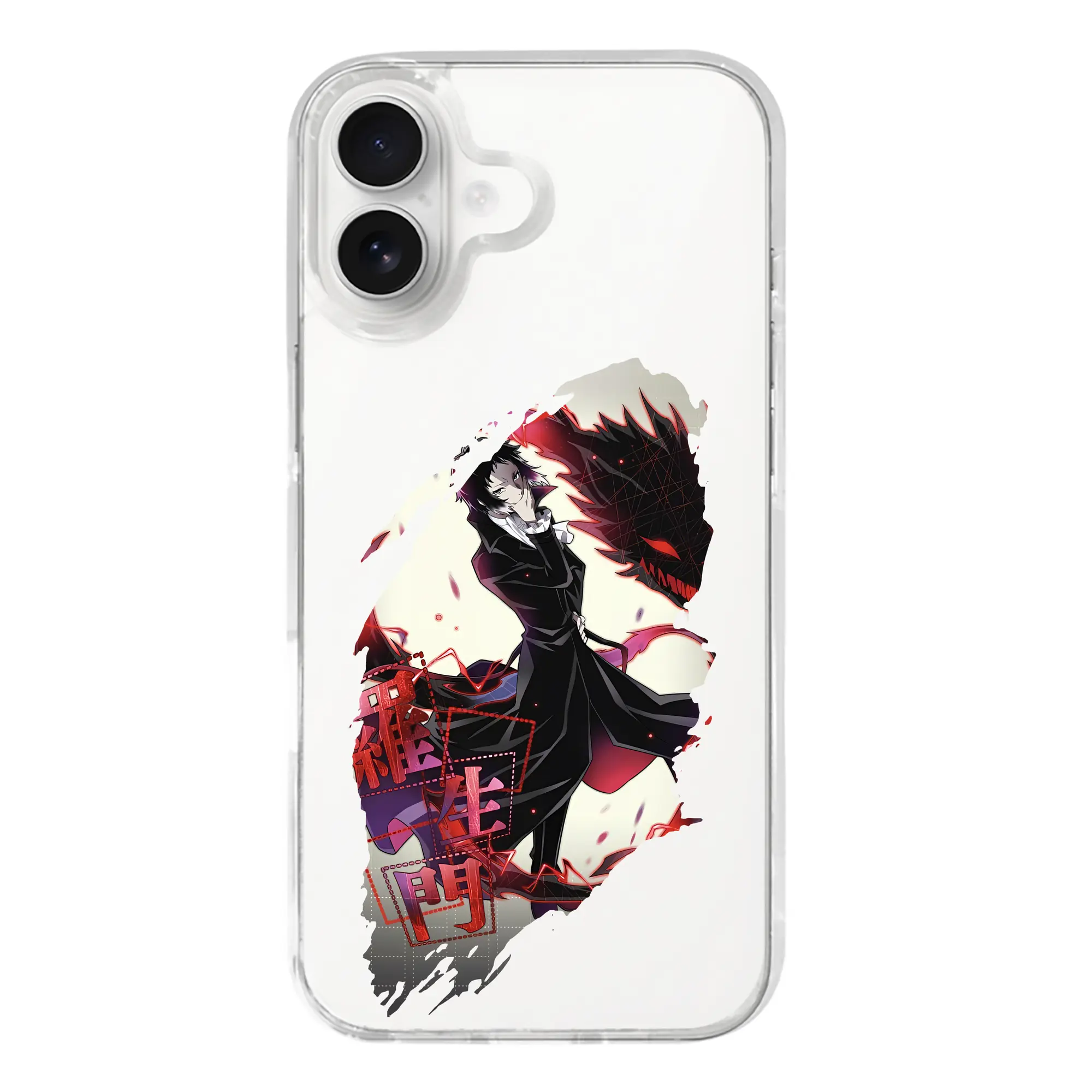 文豪ストレイドッグス グッズ,芥川龍之介 - iPhone 17シリーズ 透明スマホケース – 薄型・耐衝撃・精密フィット保護カバー